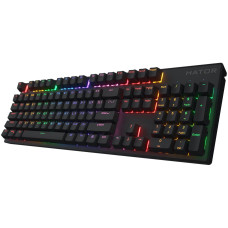 Клавіатура Hator Icefall Mecha Rainbow Wireless/USB Black (HTK204UA)
