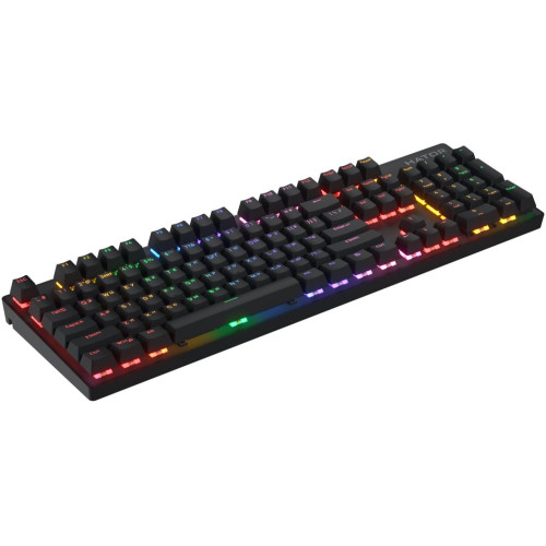 Клавіатура Hator Icefall Mecha Rainbow Wireless\/USB Black (HTK204UA) - зображення 3