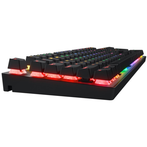 Клавіатура Hator Icefall Mecha Rainbow Wireless\/USB Black (HTK204UA) - зображення 4
