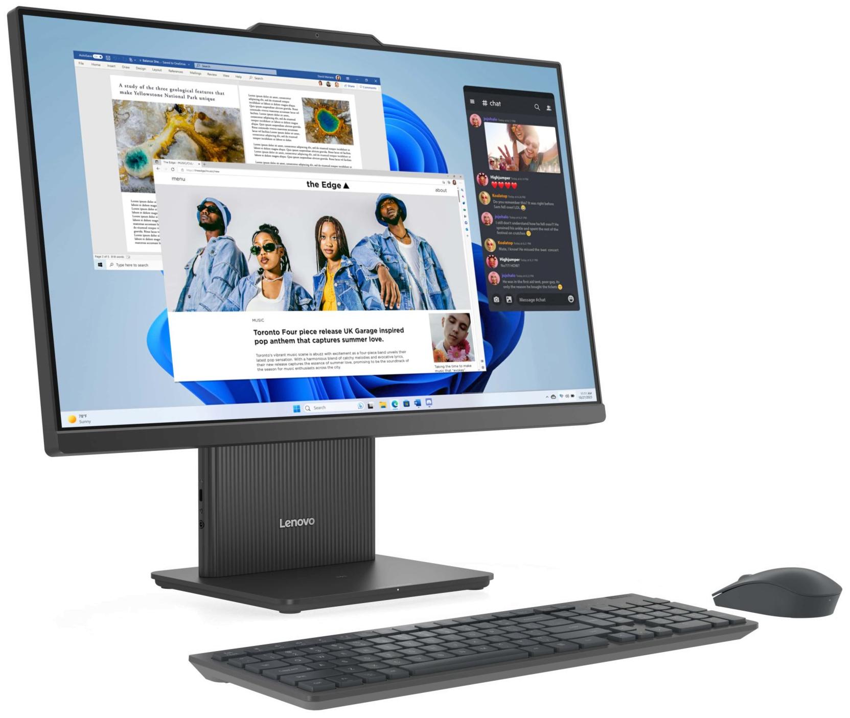 Комп'ютер Lenovo IdeaCentre AiO 24ARR9 (F0HR004AUO) - зображення 6