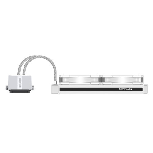 Система водяного охолодження ID-Cooling Dashflow 240 Basic White - зображення 3