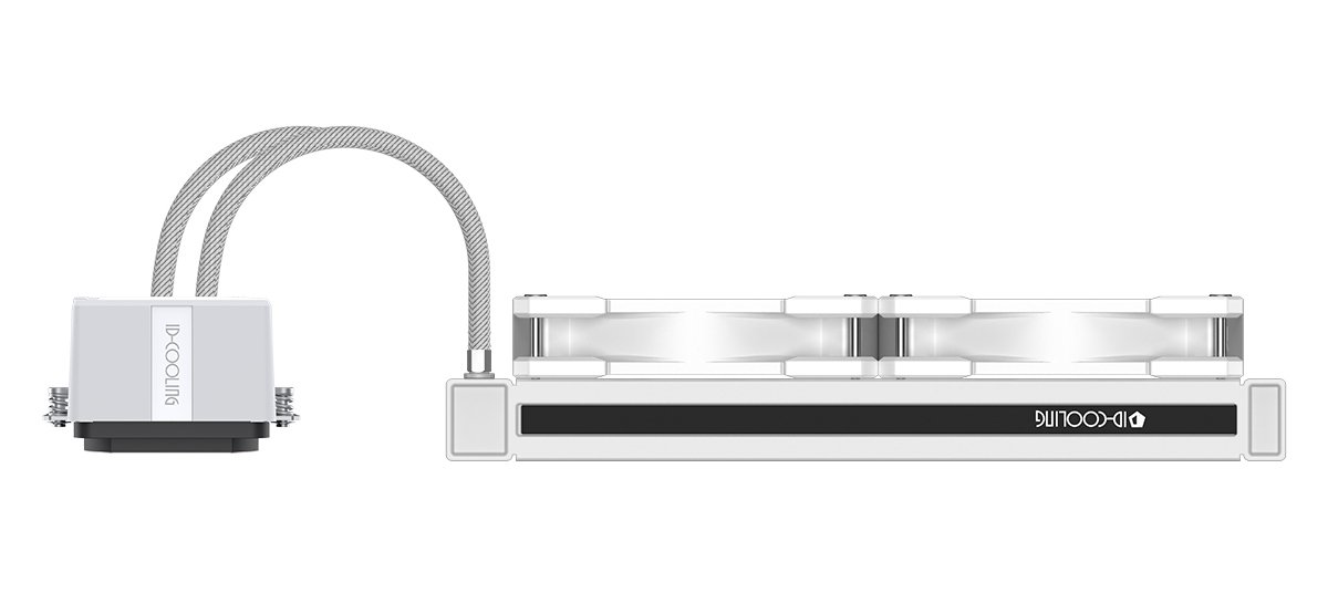 Система водяного охолодження ID-Cooling Dashflow 240 Basic White - зображення 3