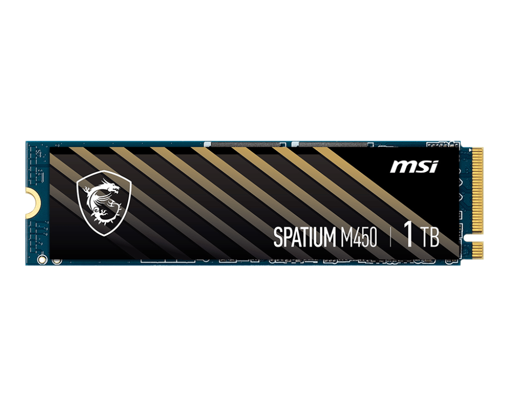 Накопичувач SSD NVMe M.2 1000GB MSI SPATIUM M450 V1 (S78-440L0M0-P83) - зображення 1