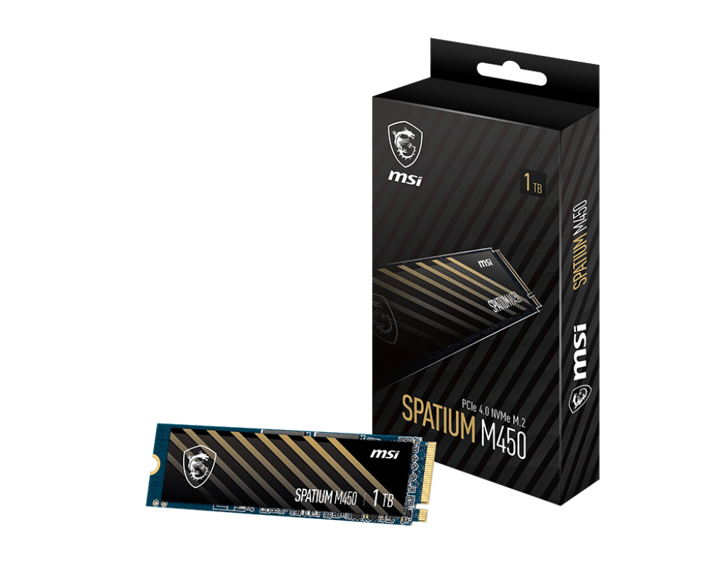 Накопичувач SSD NVMe M.2 1000GB MSI SPATIUM M450 V1 (S78-440L0M0-P83) - зображення 4