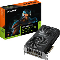 Відеокарта GeForce RTX 5060 Ti 16 GDDR7 Gigabyte Windforce OC (GV-N506TWF2OC-16GD)