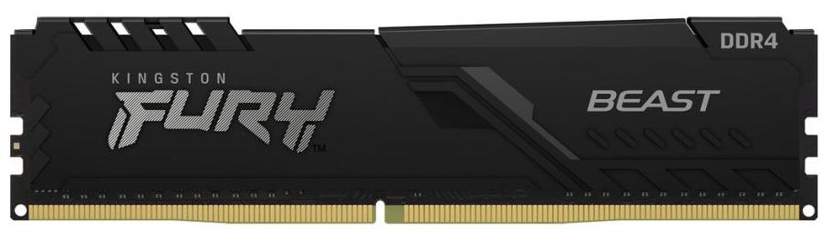 Пам'ять DDR4 RAM_16Gb (1x16Gb) 3200Mhz Kingston Fury Beast Black (KF432C16BB\/16) - зображення 2