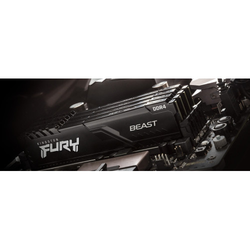 Пам'ять DDR4 RAM_16Gb (1x16Gb) 3200Mhz Kingston Fury Beast Black (KF432C16BB\/16) - зображення 5
