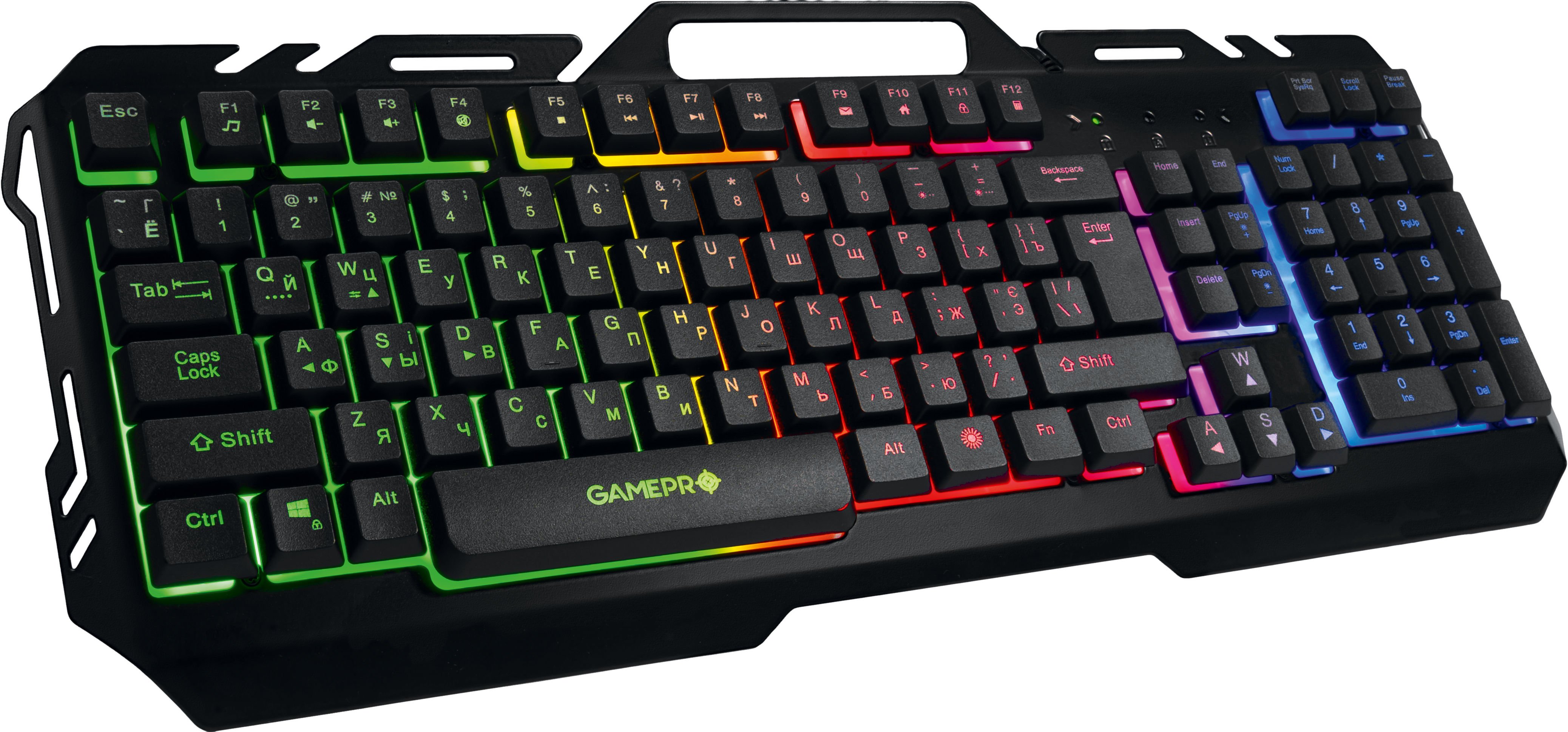 Клавіатура GamePro GK670 USB Black - зображення 2