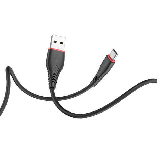 Кабель USB2  АM-Type C Pixus Start, 1м, 3A, PVC, black - зображення 2