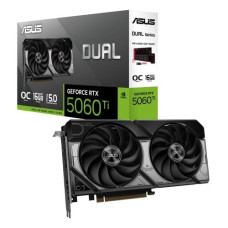 Відеокарта GeForce RTX 5060 Ti 16 GDDR7 Asus DUAL OC (DUAL-RTX5060TI-O16G)