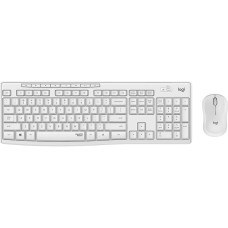 Комплект безпровідний Logitech MK295 Silent Wireless Combo White - зображення 1