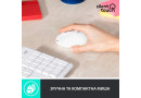 Комплект безпровідний Logitech MK295 Silent Wireless Combo White - зображення 8