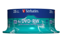 Диск DVD-RW Verbatim 4,7Gb 4x Cake box 25 шт - зображення 2