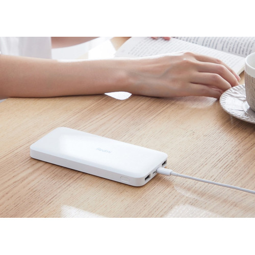 Батарея POWER BANK Xiaomi Redmi 10000 mAh White - зображення 6