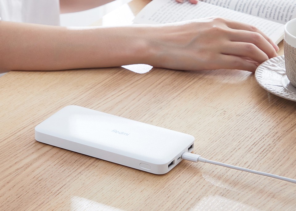 Батарея POWER BANK Xiaomi Redmi 10000 mAh White - зображення 6