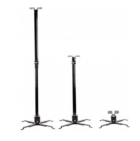Кронштейн для проектора CHARMOUNT PRB63-100 black - зображення 4