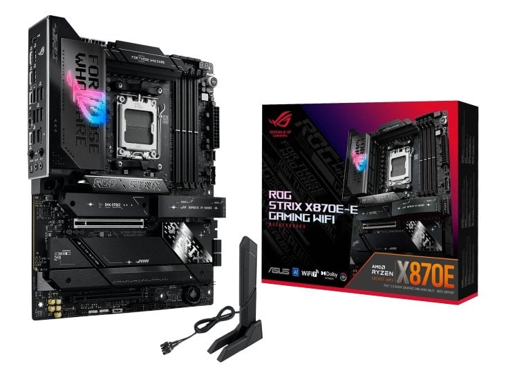 Мат. плата AM5 Asus ROG STRIX X870E-E GAMING WIFI - зображення 1