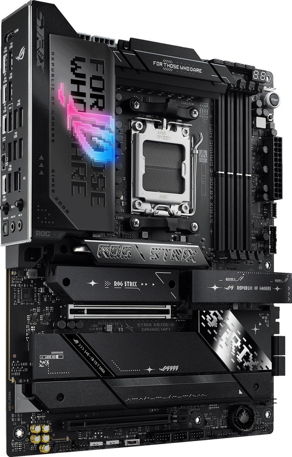 Мат. плата AM5 Asus ROG STRIX X870E-E GAMING WIFI - зображення 3