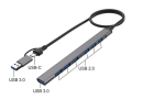 Концентратор USB 3.0 XoKo XK-AC-700m-SL - зображення 2