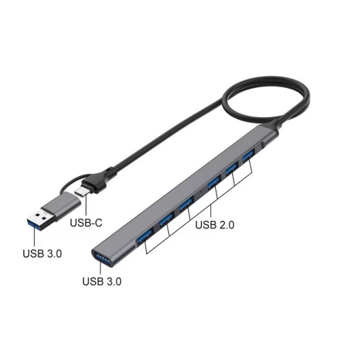 Концентратор USB 3.0 XoKo XK-AC-700m-SL - зображення 2