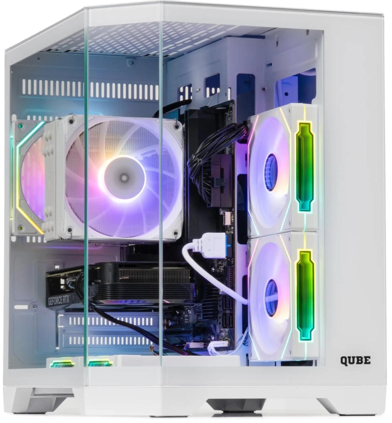 Корпус Qube CRYSTAL_GWNU3 White - зображення 1