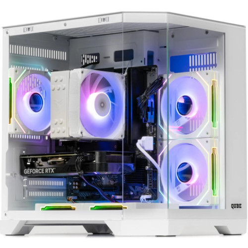 Корпус Qube CRYSTAL_GWNU3 White - зображення 2