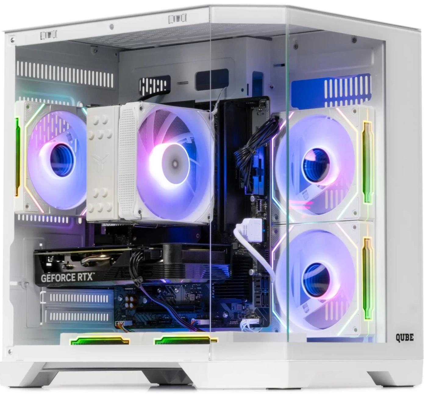 Корпус Qube CRYSTAL_GWNU3 White - зображення 2