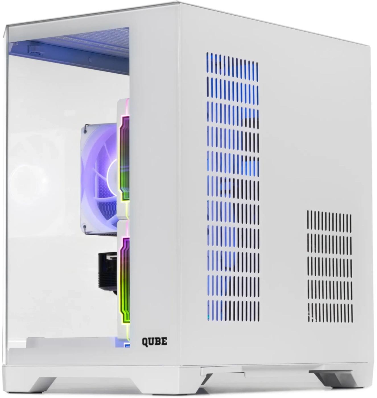 Корпус Qube CRYSTAL_GWNU3 White - зображення 6