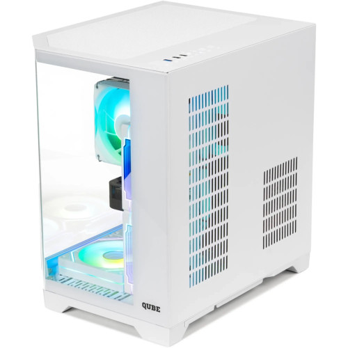 Корпус Qube CRYSTAL_GWNU3 White - зображення 7
