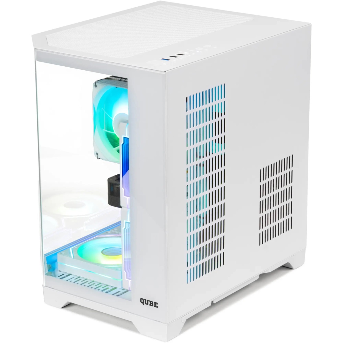 Корпус Qube CRYSTAL_GWNU3 White - зображення 7