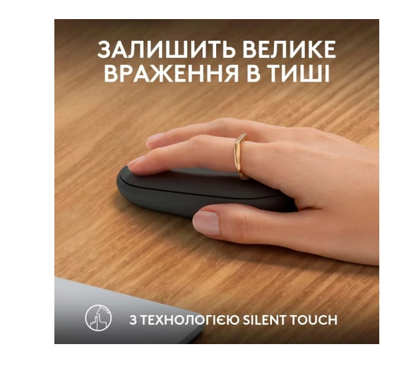 Мишка Logitech Pebble M350s Wireless Graphite (910-007015) - зображення 6