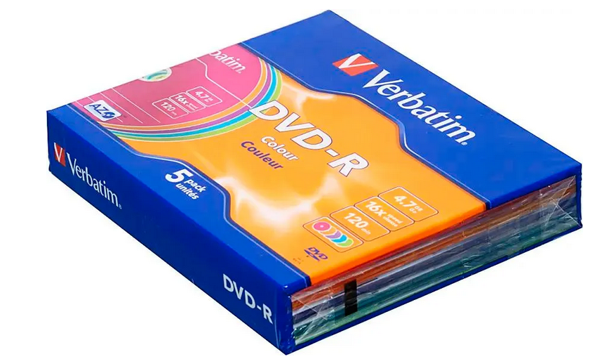 Диск DVD-R 4.7Gb 16x Verbatim Color (43557_1) - зображення 2