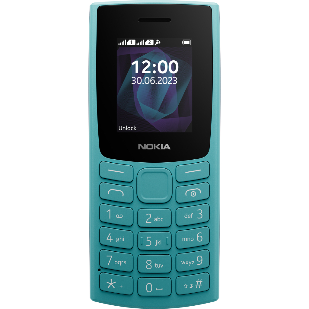 Мобільний телефон NOKIA 105 DS 2023 Cyan - зображення 2