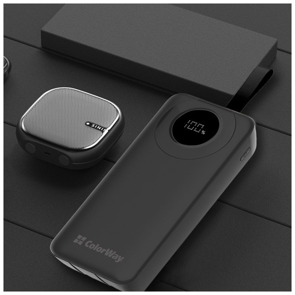 Батарея POWER BANK ColorWay EnergyPlus QC3.0 + PD 22.5 W (CW-PB300LPB4BK-PDD) - зображення 8