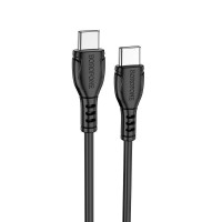 Кабель USB2  АM-Type C BOROFONE Triumph BX51 60W, 1м, PVC, black