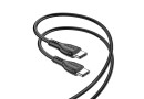 Кабель USB Type C to Type C BOROFONE Triumph BX51 60W, 1м, PVC, black - зображення 2