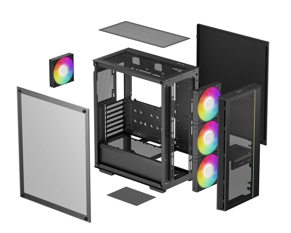 Корпус Deepcool Matrexx 55 MESH V4 C Black без БЖ - зображення 11