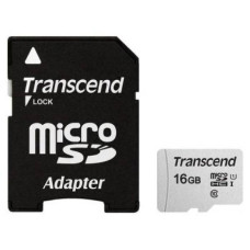 MicroSDHC 16 Gb Transcend class 10 UHS-I U1 - зображення 1