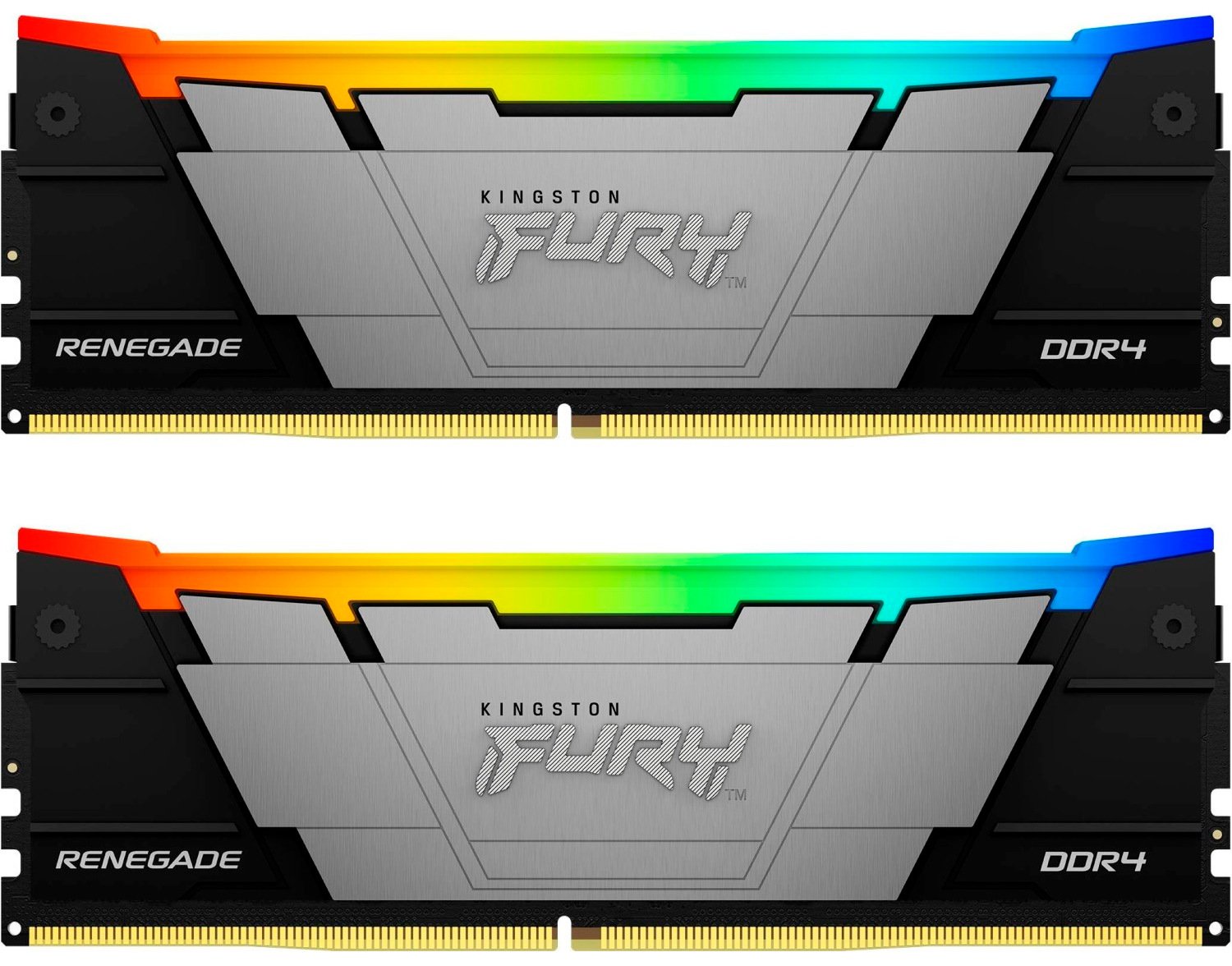 Пам'ять DDR4 RAM_32Gb (2x16Gb) 3200Mhz Kingston Fury Renegade RGB (KF432C16RB12AK2\/32) - зображення 1