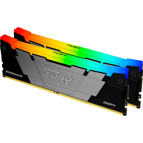 Пам'ять DDR4 RAM_32Gb (2x16Gb) 3200Mhz Kingston Fury Renegade RGB (KF432C16RB12AK2\/32) - зображення 2
