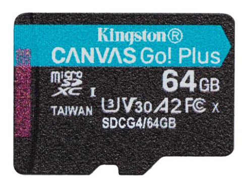 MicroSDXC 64 Gb Kingston Canvas Go! Plus class 10 UHS-I - зображення 2