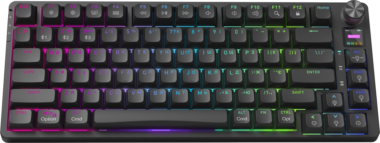 Клавіатура Hator Icefall Pro Wireless Black (HTK450UA) - зображення 1