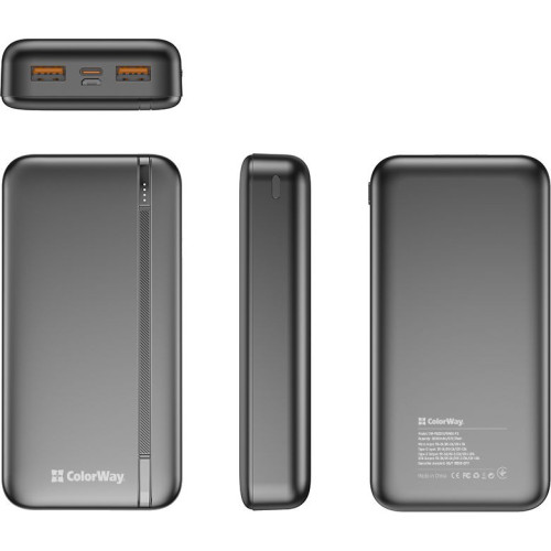 Батарея POWER BANK ColorWay EnergyPlus CW-PB200LPB4BK-PD - зображення 5
