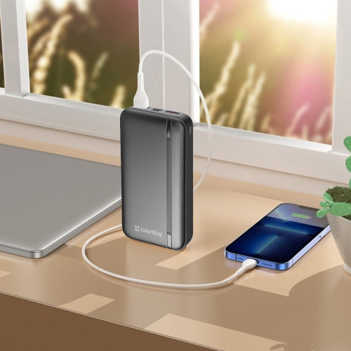 Батарея POWER BANK ColorWay EnergyPlus CW-PB200LPB4BK-PD - зображення 7