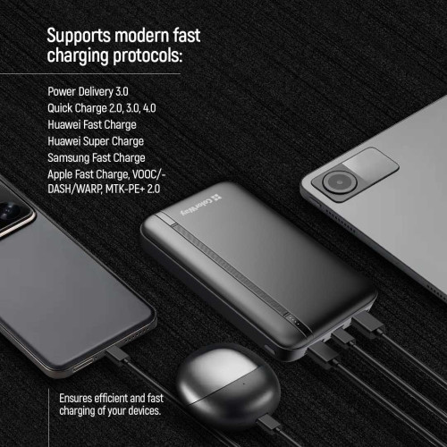 Батарея POWER BANK ColorWay EnergyPlus CW-PB200LPB4BK-PD - зображення 10