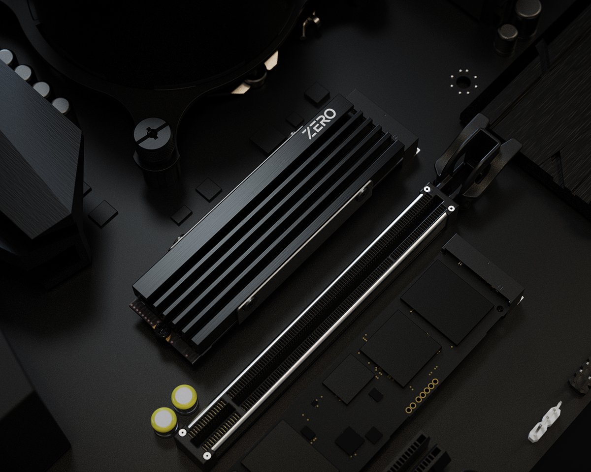 Радіатор охолодження для M.2 SSD 2280 ID-Cooling Zero M05 - зображення 5