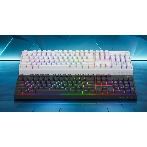 Клавіатура Hator Rockfall 2 Mecha Orange USB White (HTK-711) - зображення 9