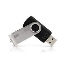 Флеш пам'ять USB 16Gb Goodram UTS3 Twister black USB3.0 - зображення 1