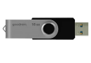 Флеш пам'ять USB 16Gb Goodram UTS3 Twister black USB3.0 - зображення 3