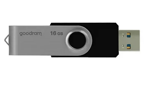 Флеш пам'ять USB 16Gb Goodram UTS3 Twister black USB3.0 - зображення 3